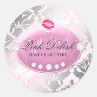 Rond 311 Pink Delish Pink Sticker lèvres baiser