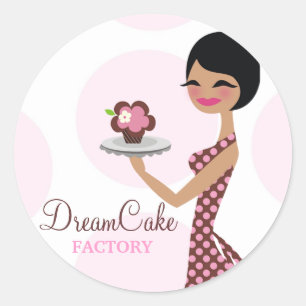 Rond 311 Sticker Carlie the Cupcake Cutie