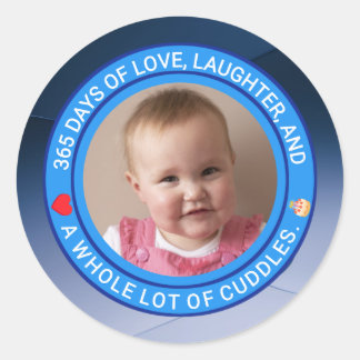 Rond 365 Jours de Joie : Sticker d'amour, de rire et de