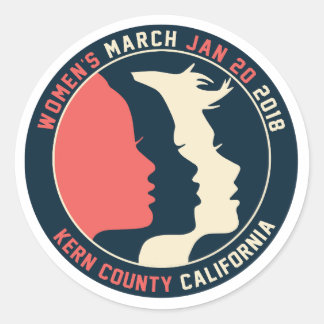 Rond 3 en Sticker - Feuille de 6