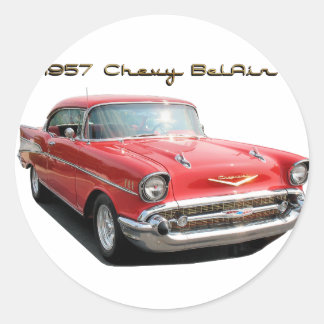 Rond 57 sticker Chevy Belair