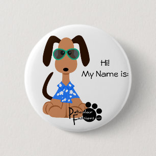 Rond 5 Cm Aloha badge nominatif de Deojee