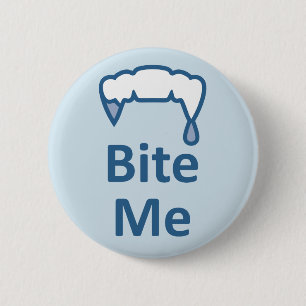 Rond 5 Cm Autre facebook gothique Emo BITE ME badge
