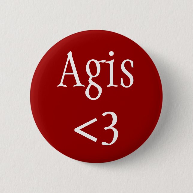 Rond 5 Cm Badge Agis Spartan King (Devant)