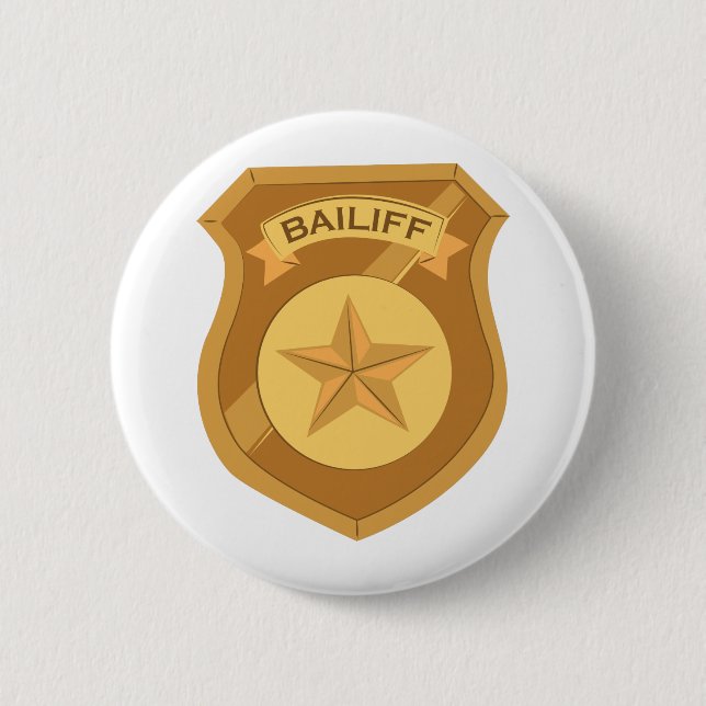 Rond 5 Cm Badge Bailiff (Devant)