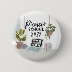 Rond 5 Cm Badge Bouton de l'école Pioneer 2022