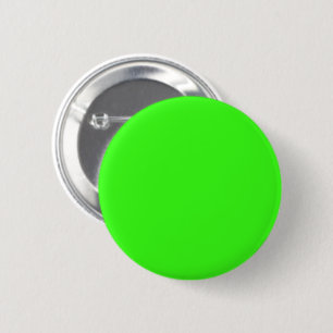 Rond 5 Cm Badge bouton personnalisé vert néon