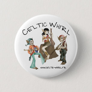 Rond 5 Cm Badge Celtic Whirl