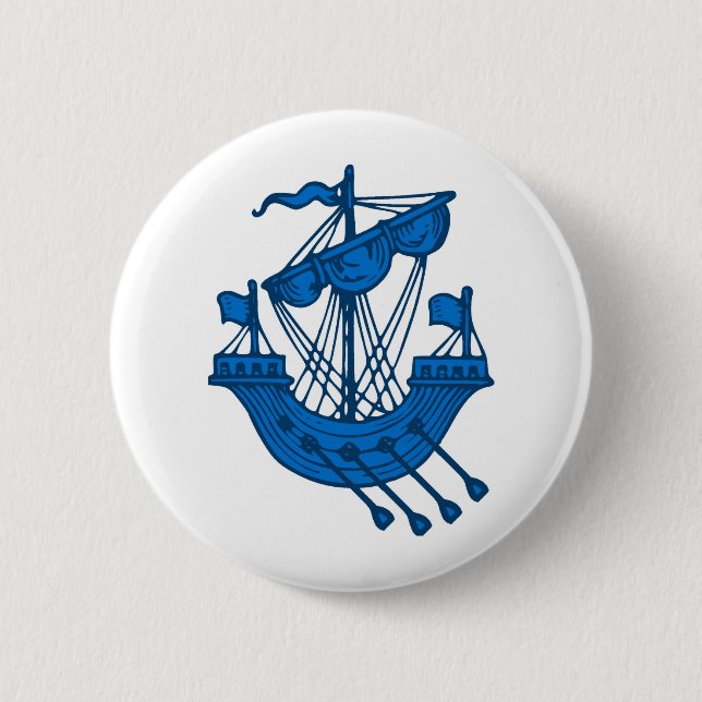 Rond 5 Cm Badge de la baronnie d'Ildhafn Populace (Devant)