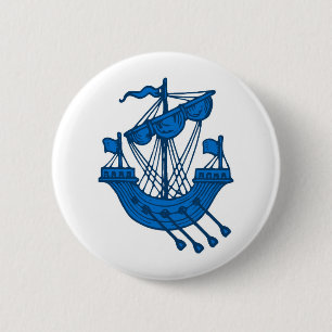 Rond 5 Cm Badge de la baronnie d'Ildhafn Populace