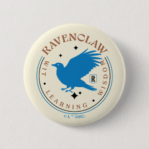 Rond 5 Cm Badge de la Fierté de la maison d'aigle bleu RAVEN