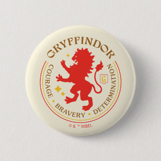 Rond 5 Cm Badge de la Fierté de la maison de lion rouge GRYF
