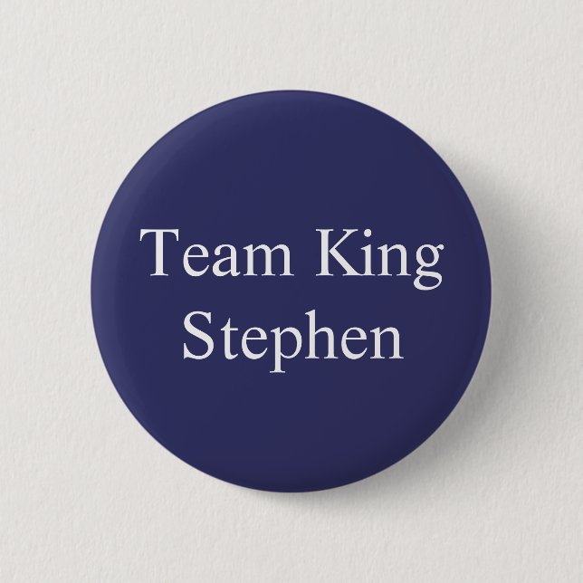 Rond 5 Cm Badge de l'équipe King Stephen (Devant)