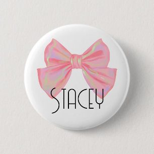Rond 5 Cm Badge de nom Cadeau pour femmes Faveur de fête Fil
