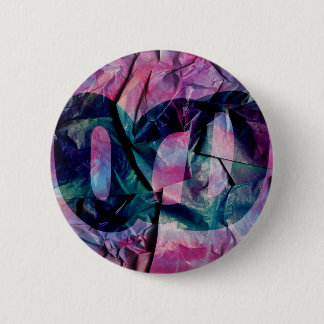 Rond 5 Cm Badge de sensibilisation au TOC (texturé)