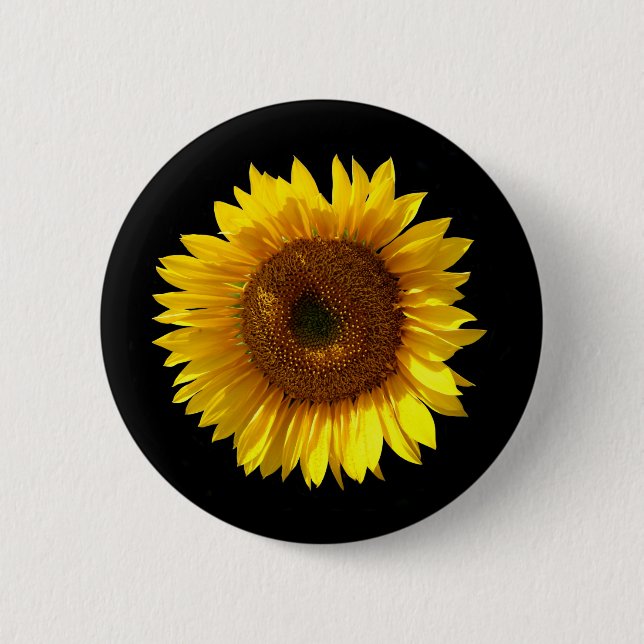 Rond 5 Cm Badge de tournesol (Devant)