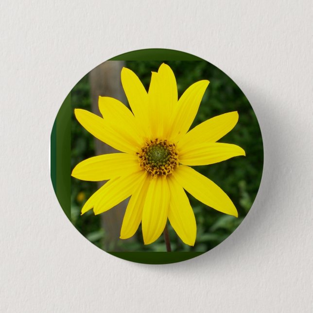 Rond 5 Cm Badge de tournesol ou bouton (Devant)