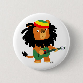 Rond 5 Cm badge du bouton Lion of Zion