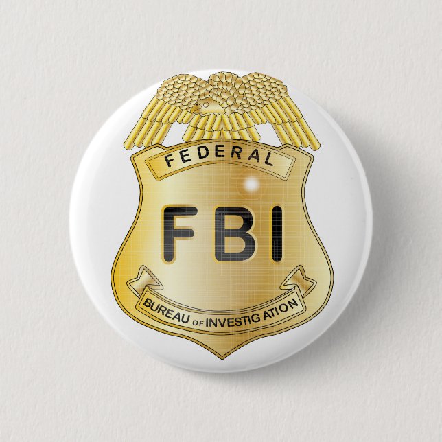 Rond 5 Cm Badge du FBI (Devant)