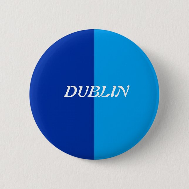 Rond 5 Cm Badge Dublin (Devant)