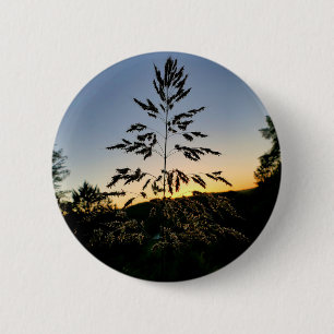 Rond 5 Cm Badge Johnson Grass
