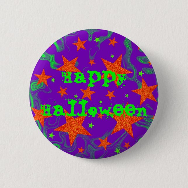 Rond 5 Cm Badge 'Joyeux Halloween' Spellbound (Devant)