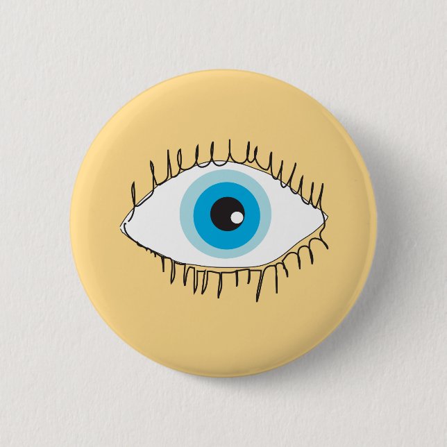 Rond 5 Cm badge oeil vous regardant yeux (Devant)