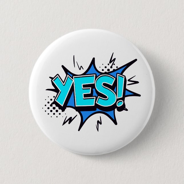 Rond 5 Cm Badge OUI (Devant)