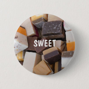 Rond 5 Cm Badge personnalisable Fudge Paradise