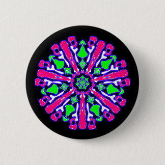 Rond 5 Cm Badge psychédélique coloré n°4