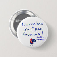 Badge rond, impossible n'est pas français