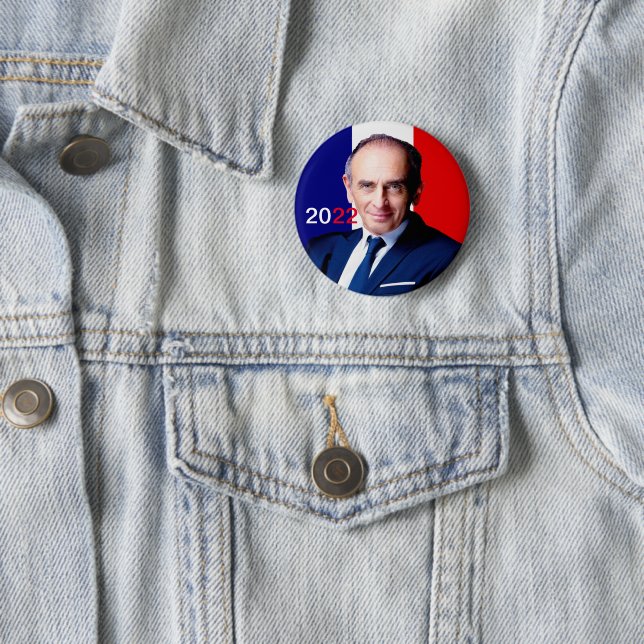 Rond 5 Cm Badge rond, Zemmour 2022 (En situation)