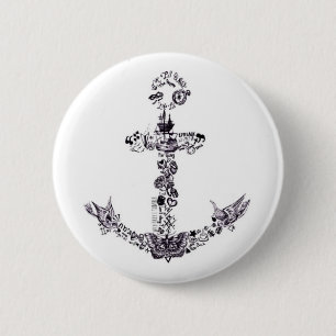 Rond 5 Cm Badge tatouage One direction