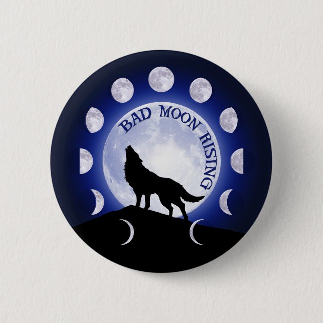 Rond 5 Cm Badge Werewolf (Devant)