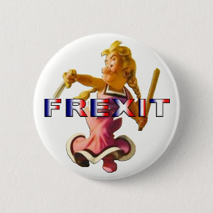 Rond 5 Cm badge woman