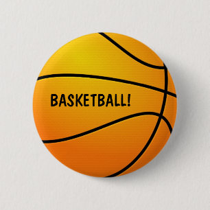 Rond 5 Cm BALLON DE BASKET! Badge