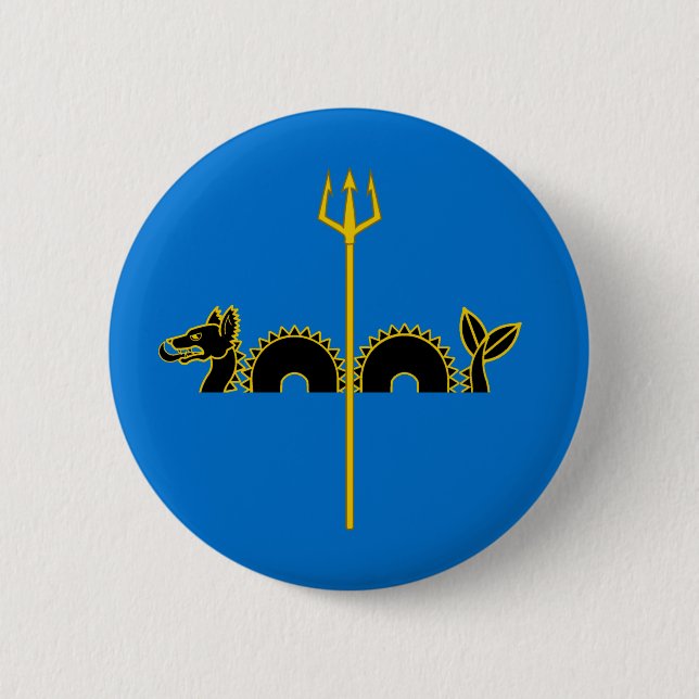 Rond 5 Cm Barony of Calafia Populace Badge (Devant)