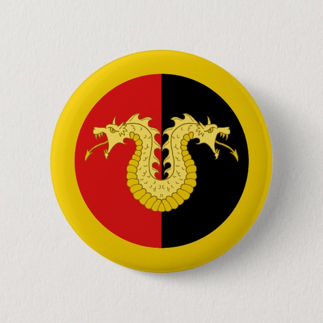 Rond 5 Cm Barony of Dragon's Laire populace badge Button (Devant)
