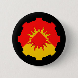 Rond 5 Cm Barony of Vulcanfeldt Populace Badge
