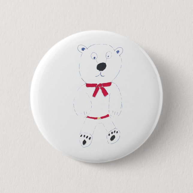 Rond 5 Cm Barry Bear Badge (Devant)