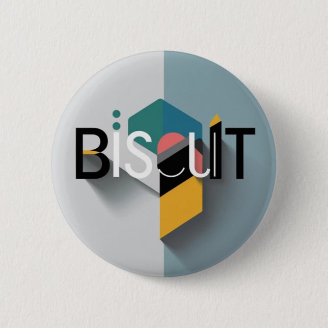 Rond 5 Cm Biscuit Badge (Devant)