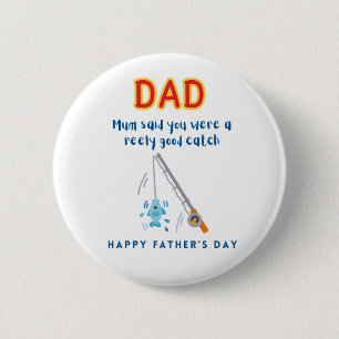Rond 5 Cm Bonne Fête des pères Badge