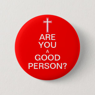 Rond 5 Cm Bonne Personne ? Badge