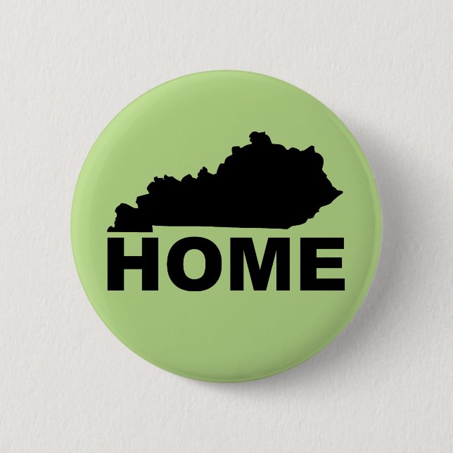 Rond 5 Cm Bouton Badge Épingle de la Maison du Kentucky loin (Devant)