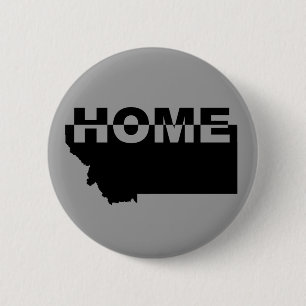 Rond 5 Cm Bouton Badge Épingle de Montana Maison Loin de l'É