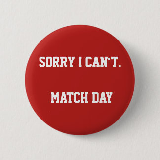 Rond 5 Cm Bouton épinglé de football drôle | Badge de fan de