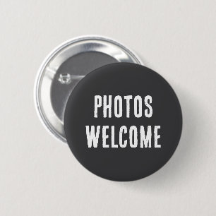 Rond 5 Cm Bouton Photos Bienvenues Badge Épinglé Photo-Fri