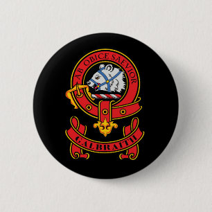 Rond 5 Cm Clan Galbraith Crest Badge Pinback Button