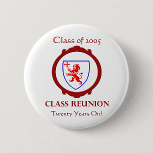 Rond 5 Cm Classe de 2005 Classe Reunion Badge - Personnalisa