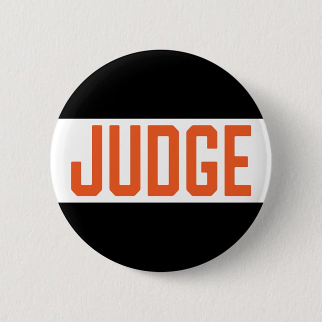 Rond 5 Cm Concours de costume d'Halloween Juge Badge (Devant)